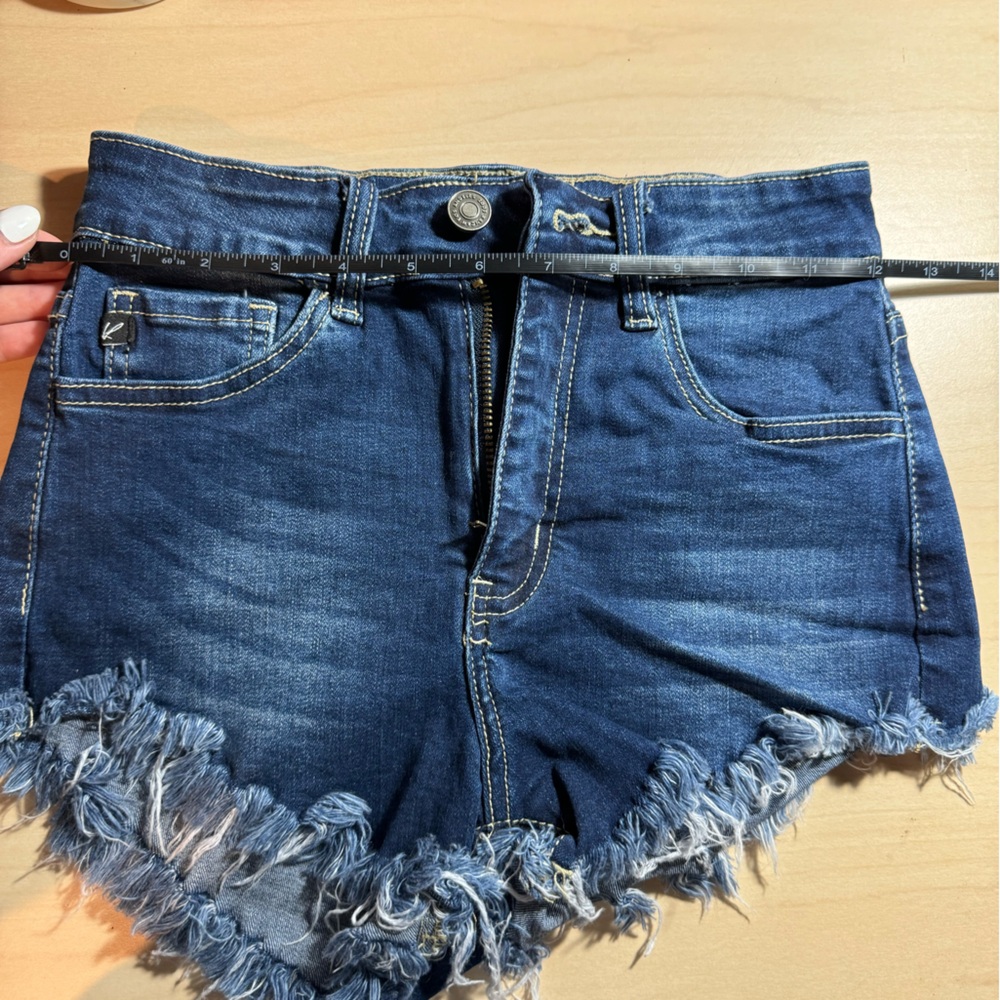 Kancan Frayed Hem Shorts 24